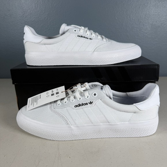 adidas Other - Adidas Originals 3MC White Canvas Skate Shoes Sneakers B22705 Mens 8 Womens 9